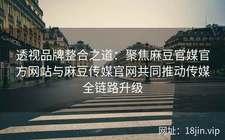 透视品牌整合之道：聚焦麻豆官媒官方网站与麻豆传媒官网共同推动传媒全链路升级