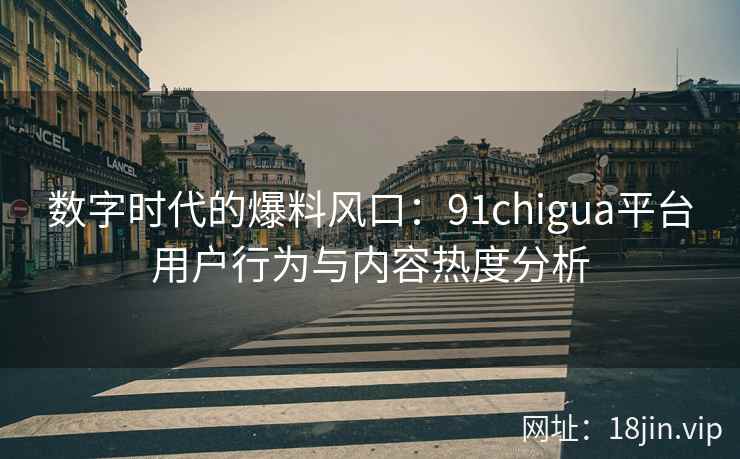 数字时代的爆料风口：91chigua平台用户行为与内容热度分析